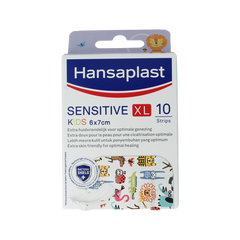 Hansaplast Sensitive kids XL 10.00 Stuks