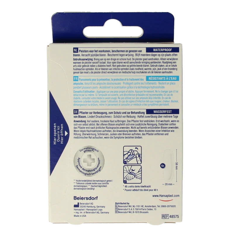 Hansaplast SOS blaarpleister small 6 Stuks