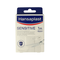 Hansaplast Sensitive 1m x 6cm 1 Stuks