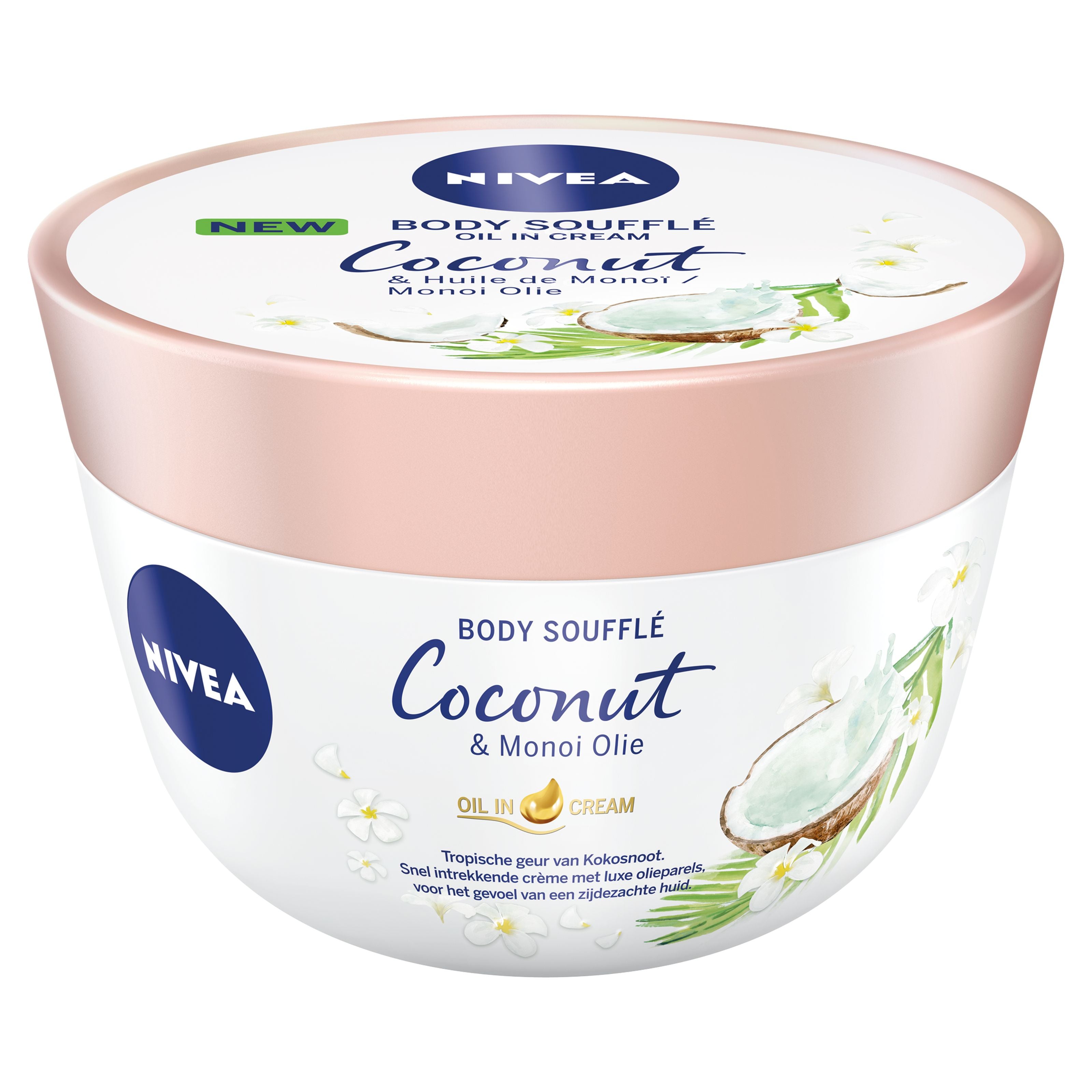 Nivea Body oil souffle coconut & monoi 200 Milliliter