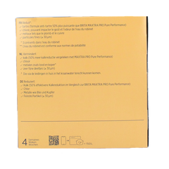 Brita Waterfilterpatroon maxtra pro kalk expert 4 pack 4 Stuks