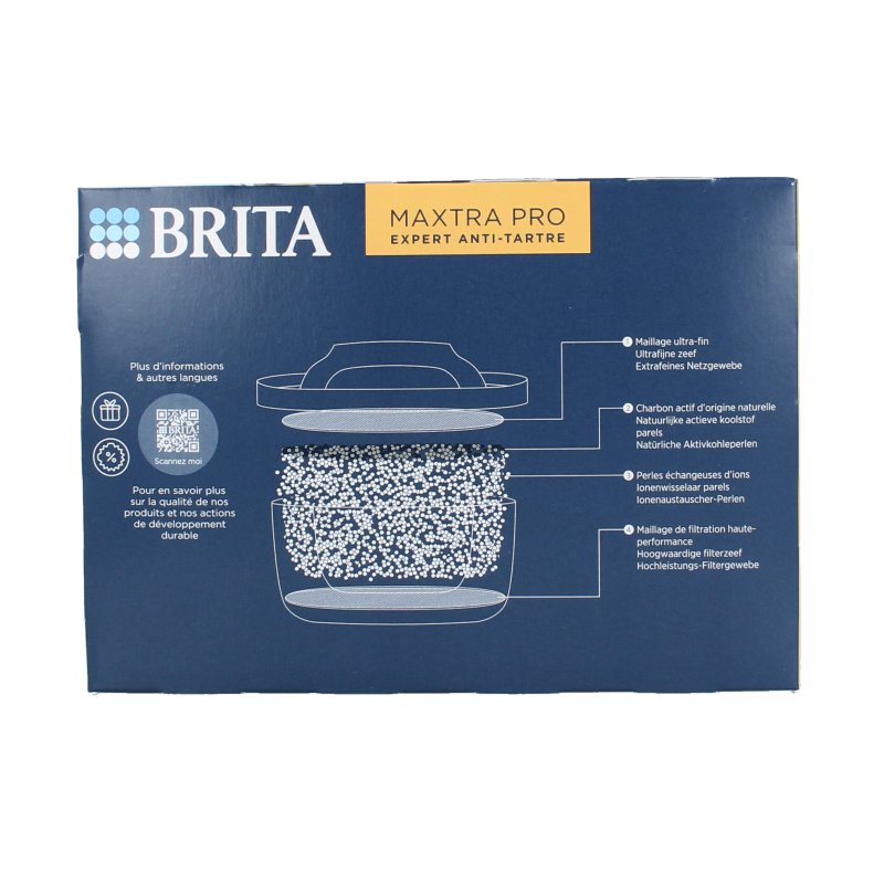 Brita Waterfilterpatroon maxtra pro kalk expert 4 pack 4 Stuks