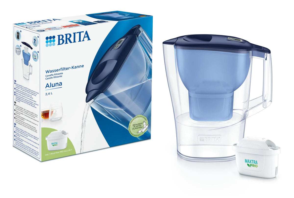 Brita Waterfilterkan Aluna cool blue 1 Stuks