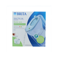 Brita Waterfilterkan eco powder blue 1.00 Stuks