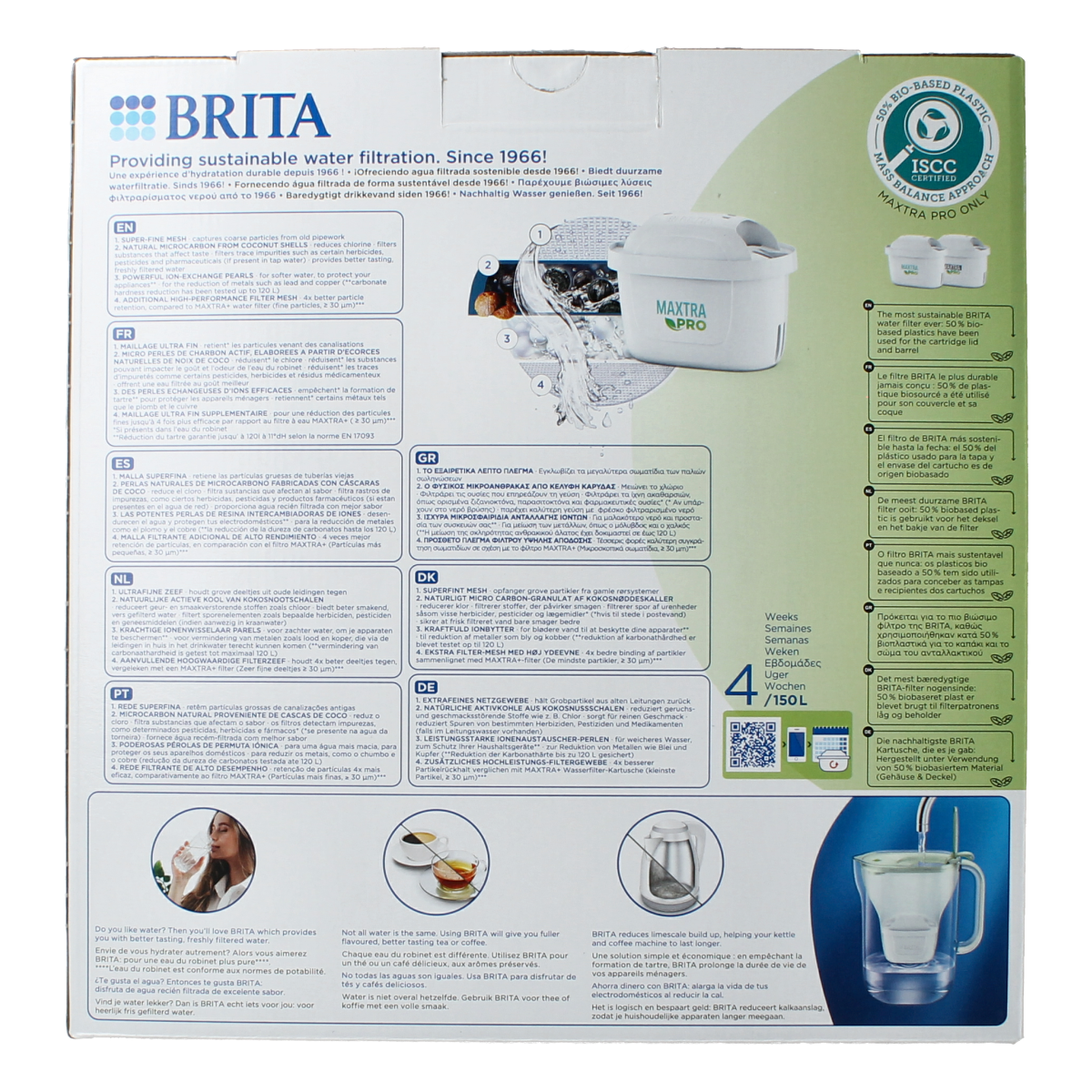 Brita Waterfilterkan eco powder green 1.00 Stuks