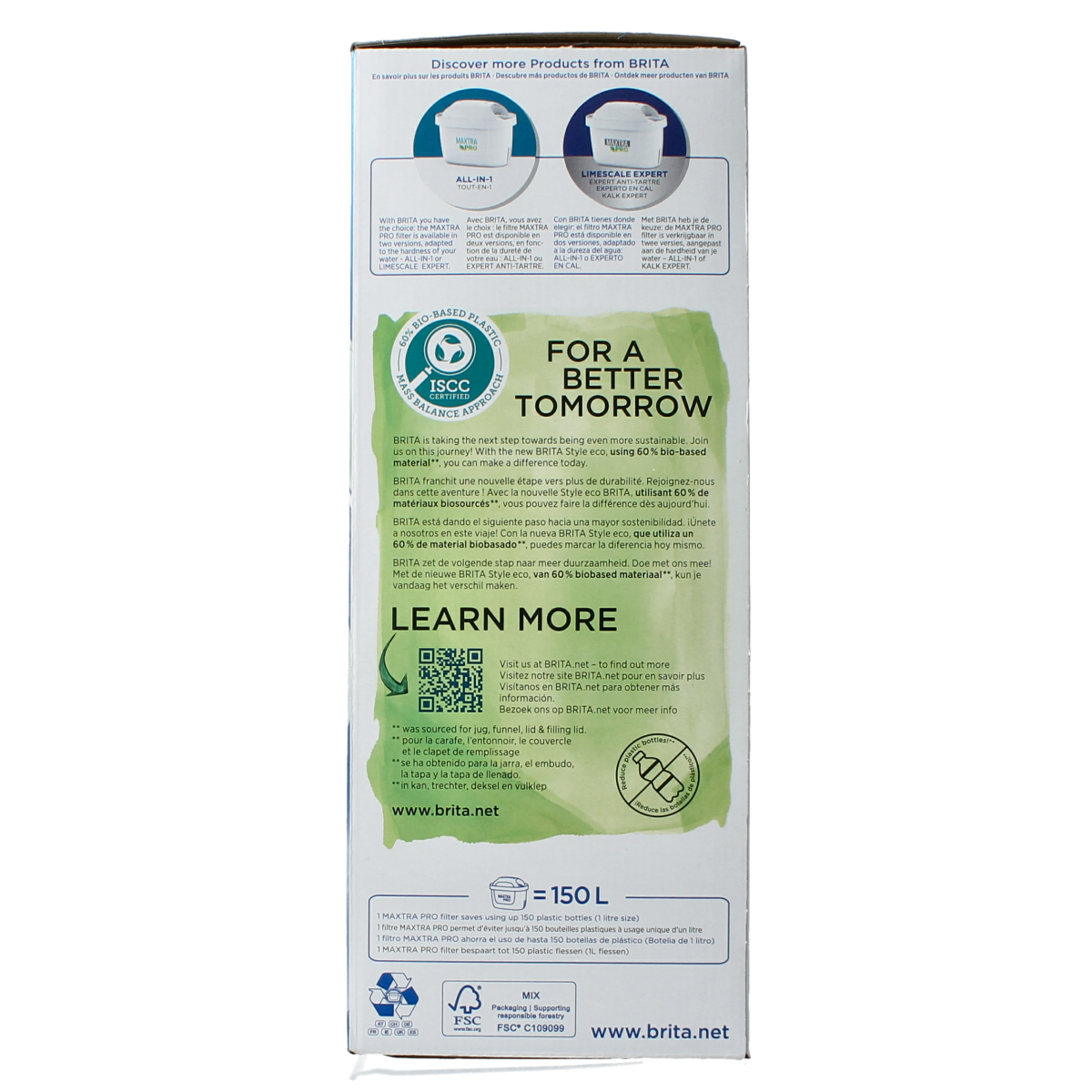 Brita Waterfilterkan eco powder green 1.00 Stuks