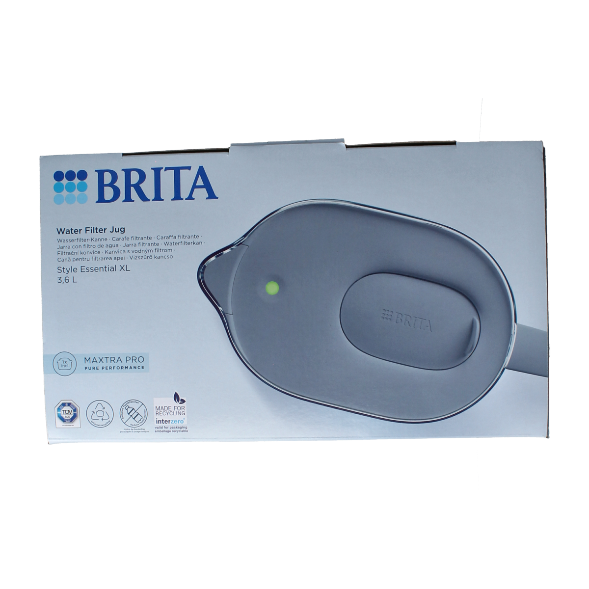 Brita BRITA waterfilterkan Style Essential XL stone blue 1.00 Stuks