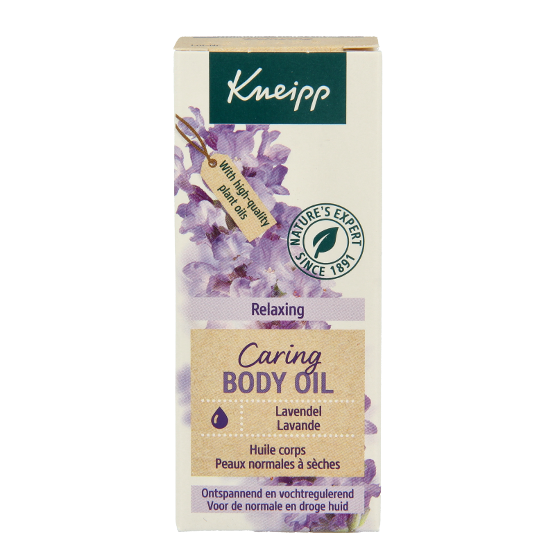 Kneipp Relaxing caring body oil lavendel mini 20 Milliliter