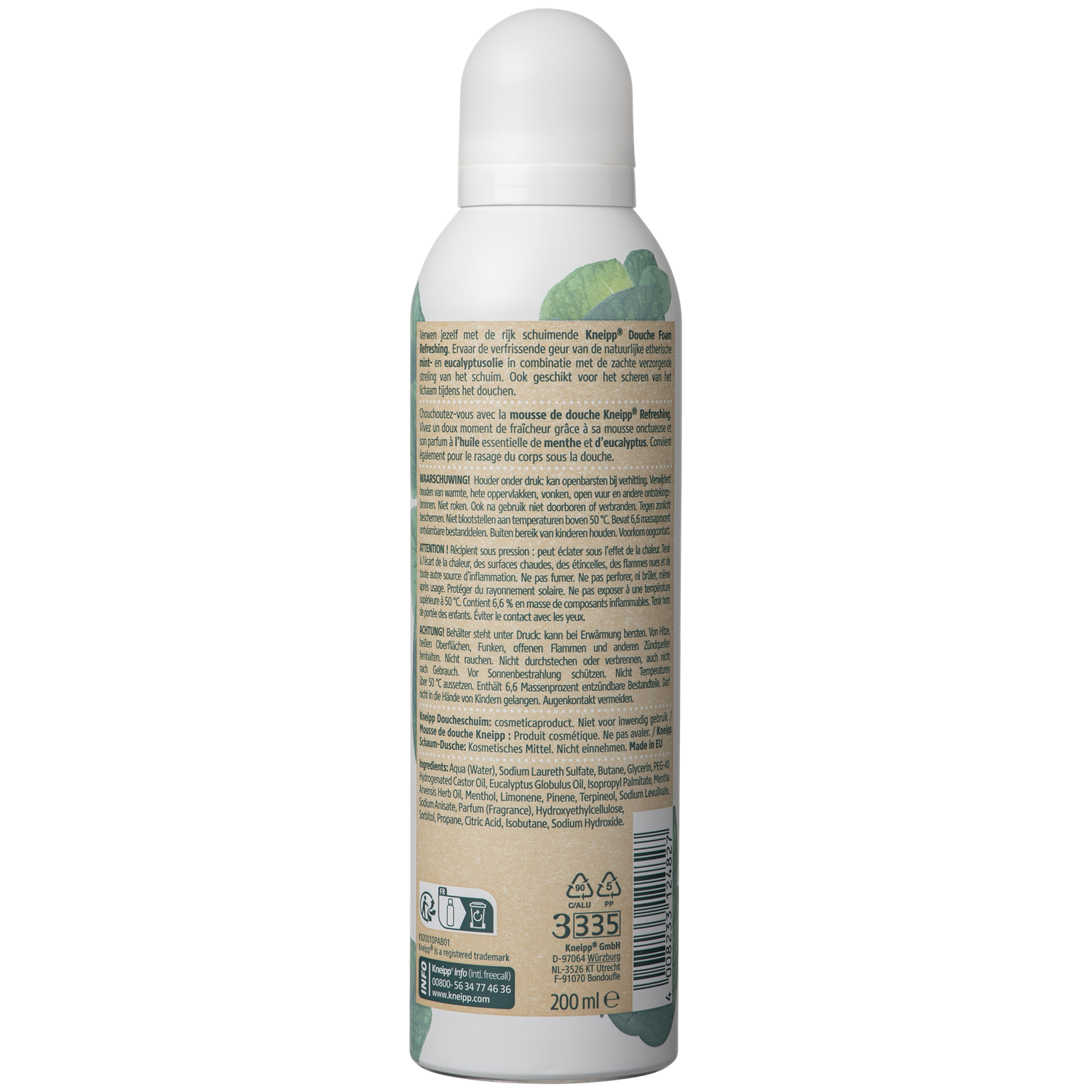 Kneipp Douche foam Refreshing 200.00 Milliliter