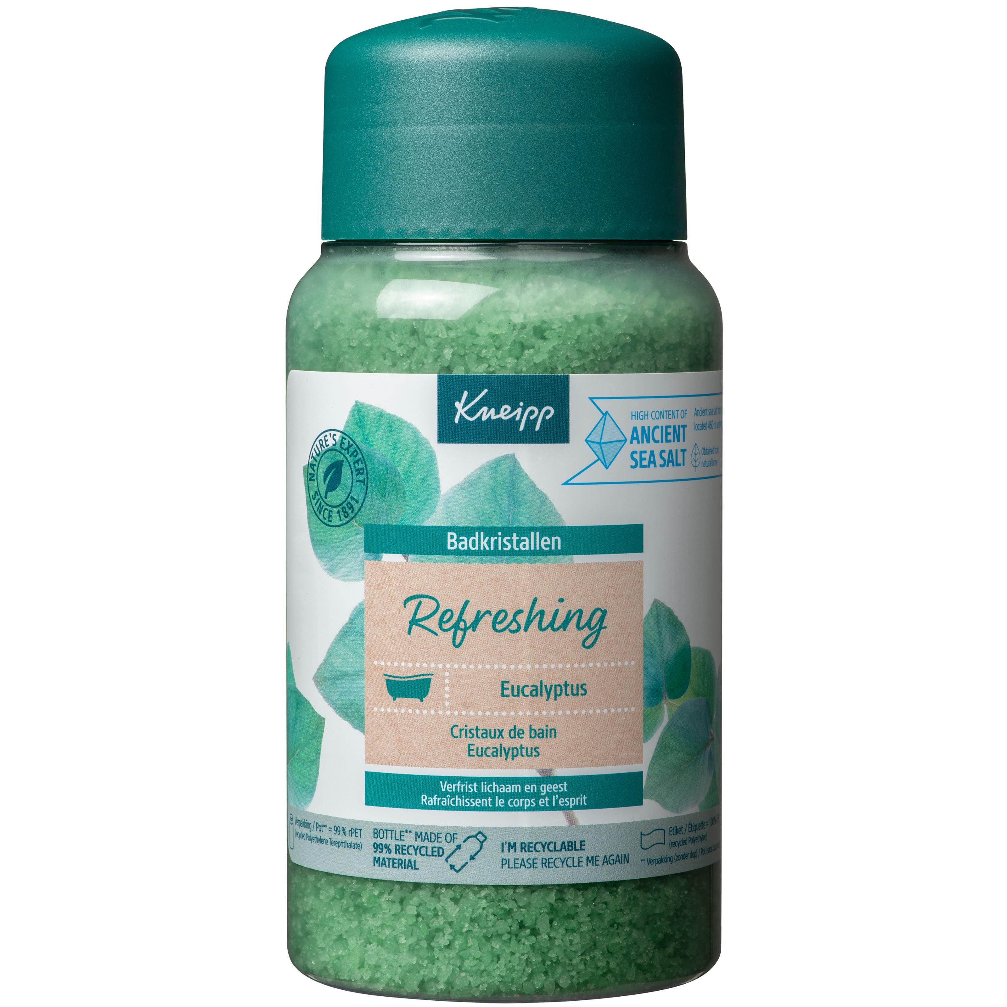 Kneipp Badkristal refreshing eucalyptus 600 Gram