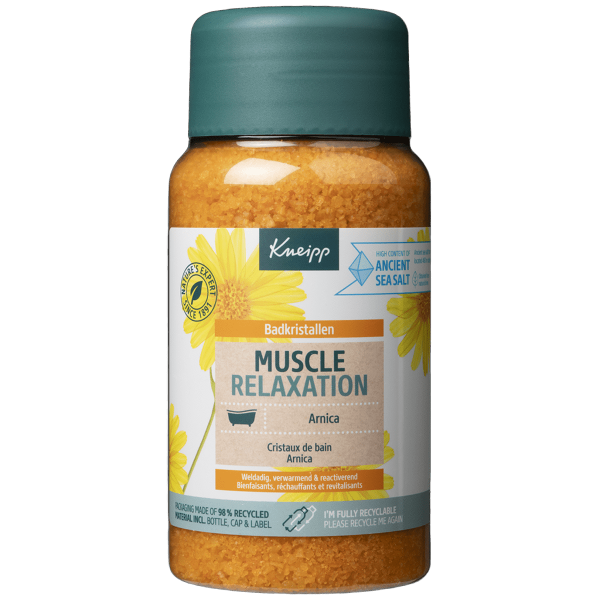 Kneipp Badkristal muscle relaxation arnica 600 Gram