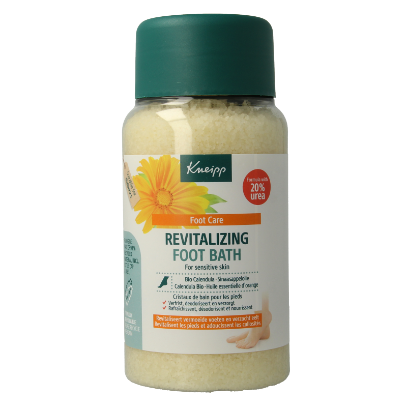 Kneipp Foot care voetbadkristal vitalizing calendula sina 600 Gram