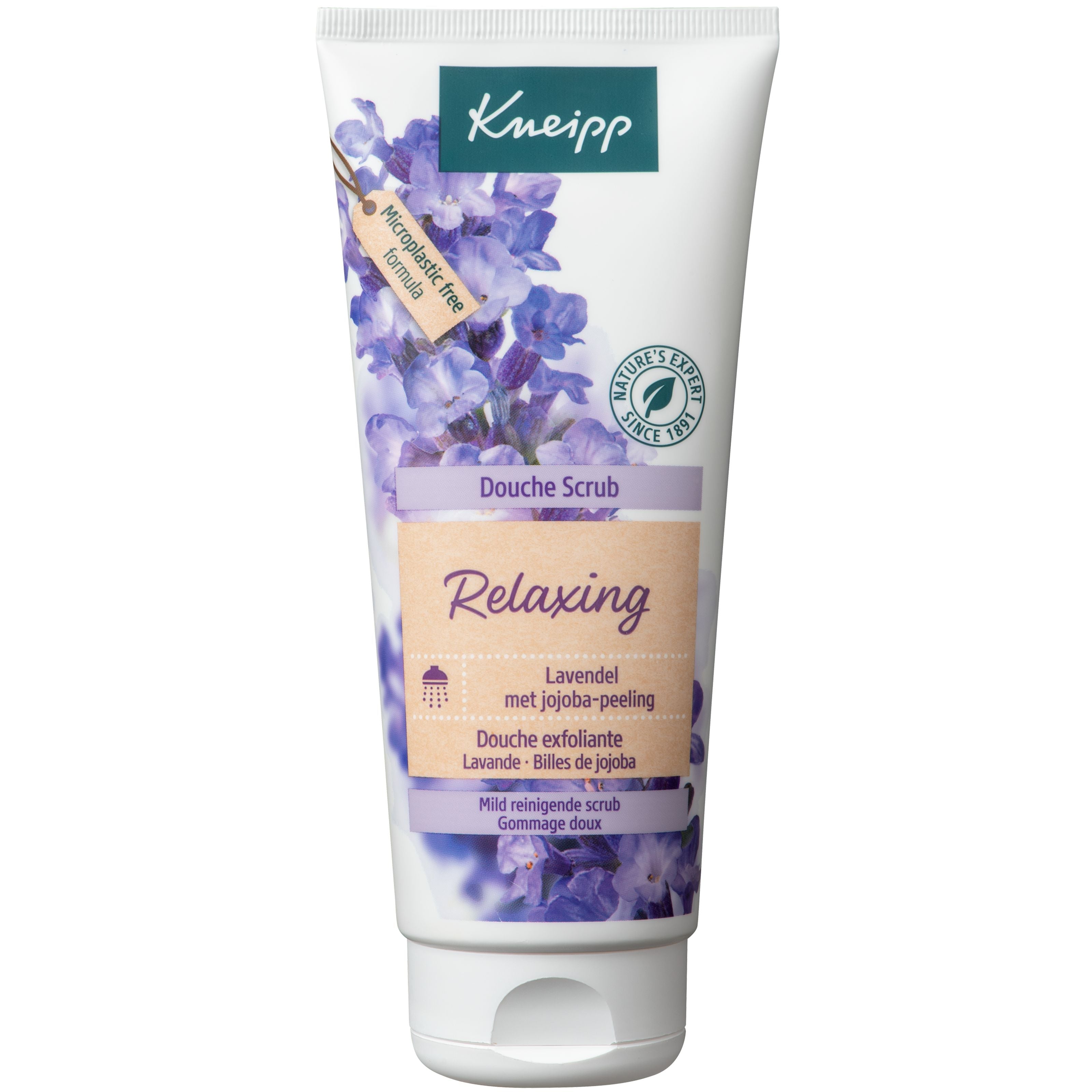 Kneipp Relaxing douche scrub lavendel en jojoba peeling 200.00 Milliliter