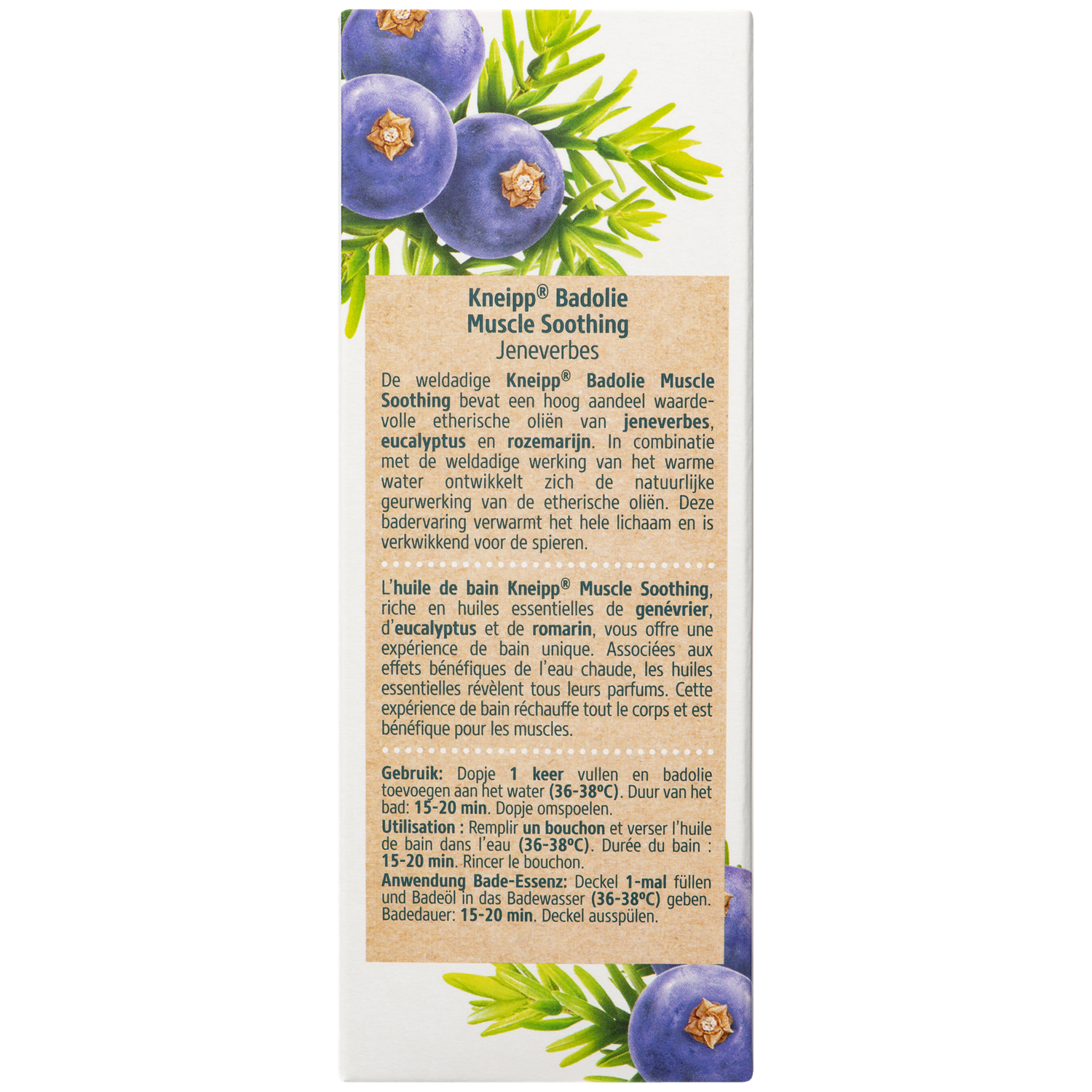 Kneipp Badolie Muscle Soothing 100.00 Milliliter
