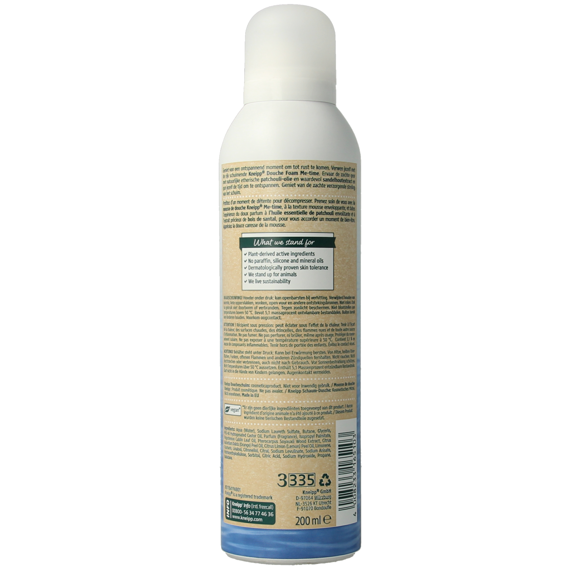 Kneipp Me time douchefoam 200.00 Milliliter