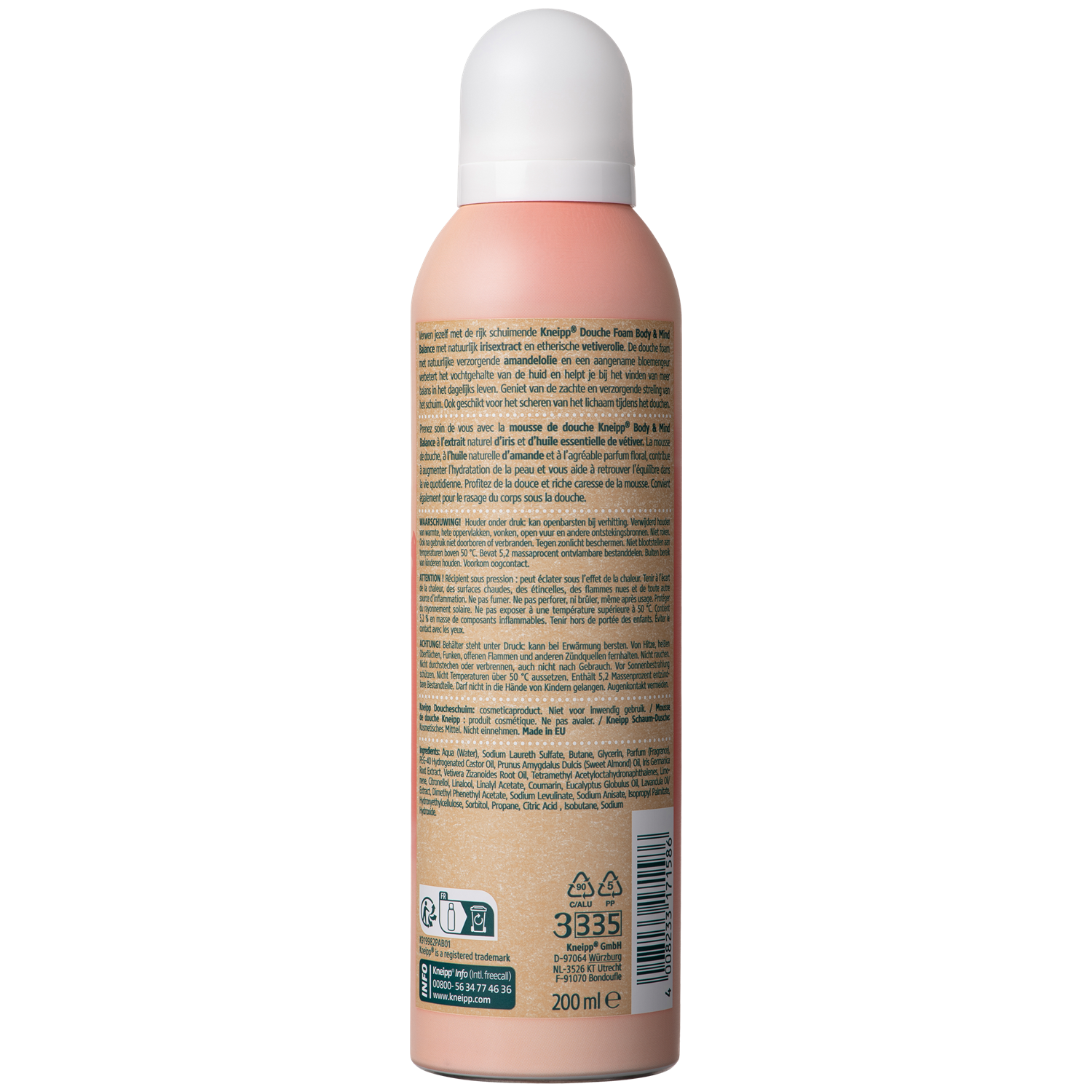 Kneipp Douche foam Body & Mind Balance 200.00 Milliliter