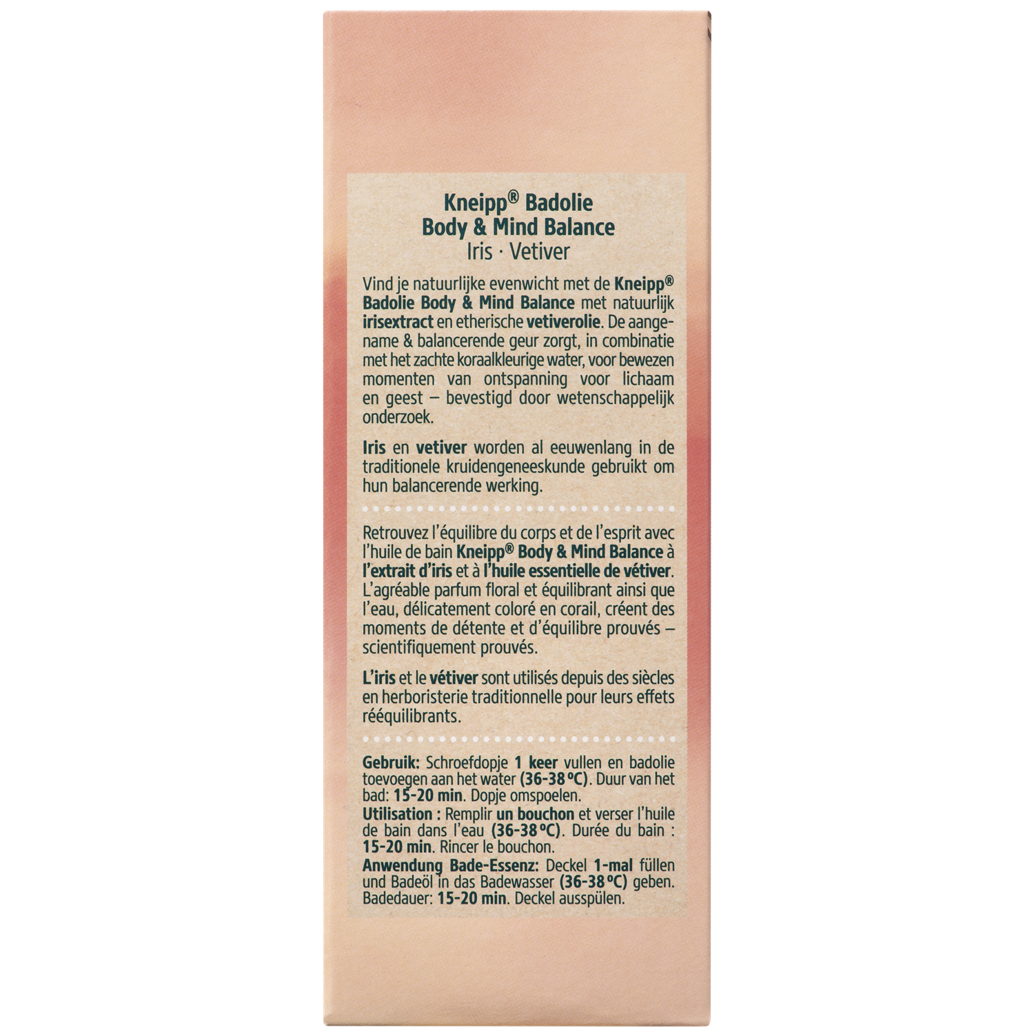 Kneipp Badolie Body & Mind Balance 100.00 Milliliter