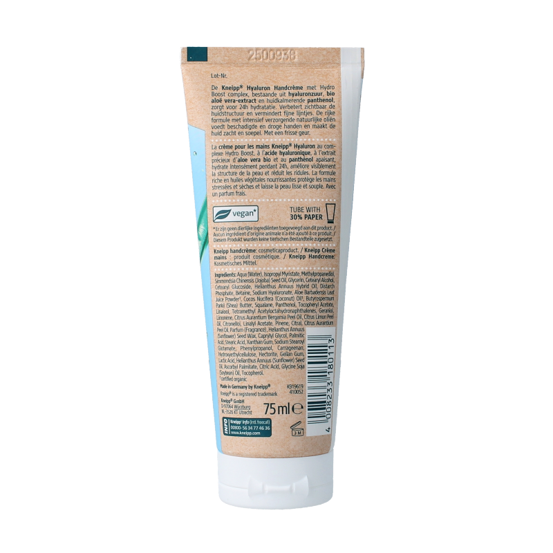 Kneipp Handcream hyaluron 75 Milliliter