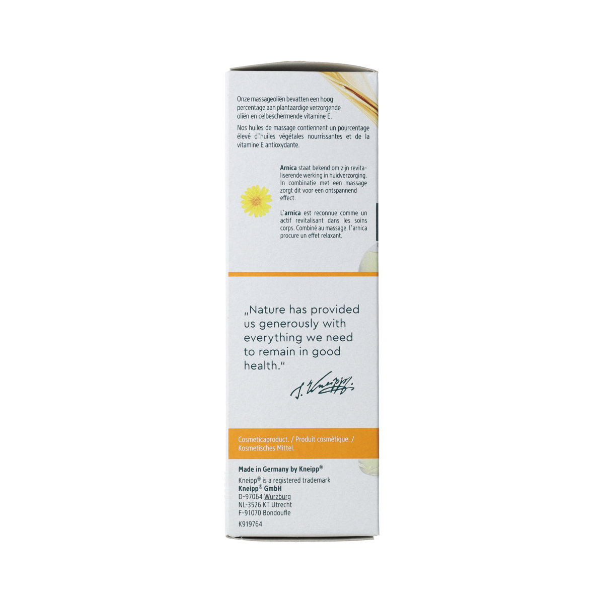 Kneipp Sport active massageolie 100.00 Milliliter