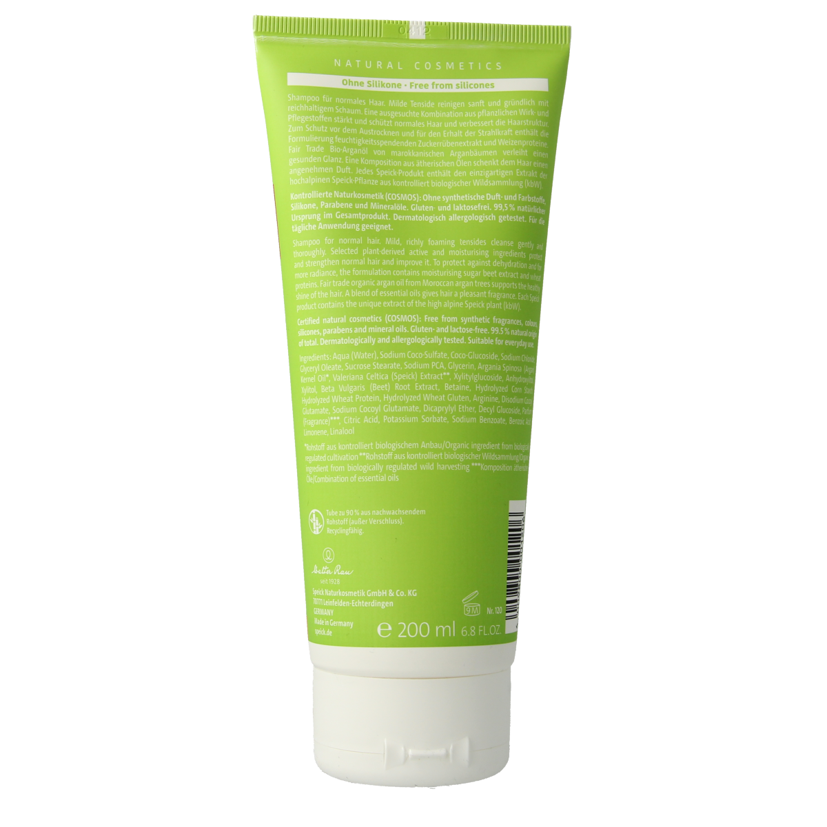 Speick Natural aktiv shampoo glans&volume 200.00 Milliliter