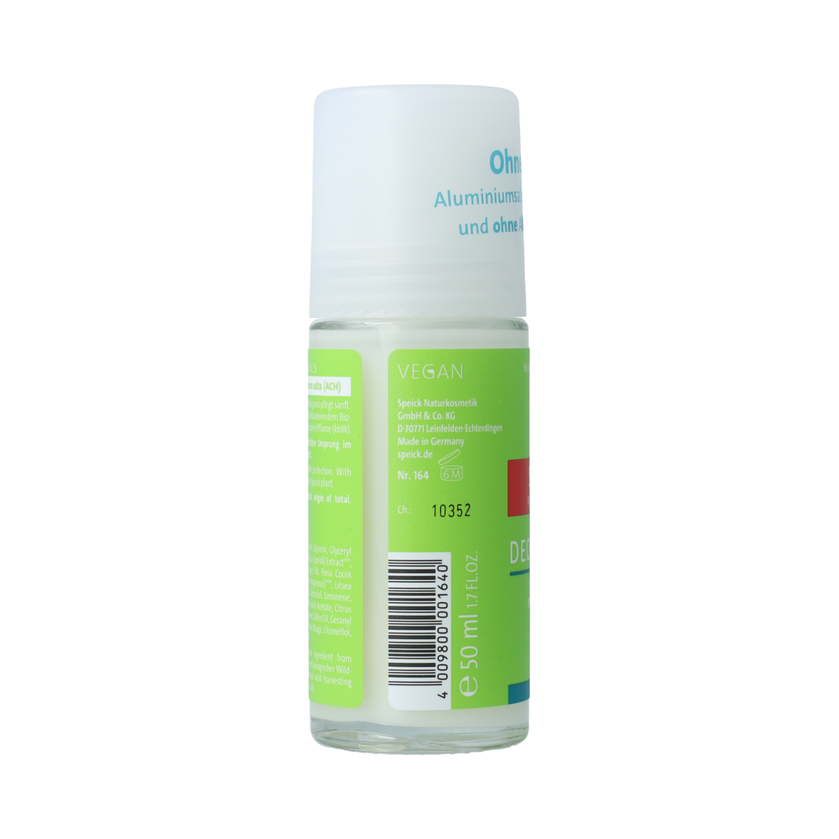 Speick Natural aktiv deodorant roller alcoholvrij 50.00 Milliliter