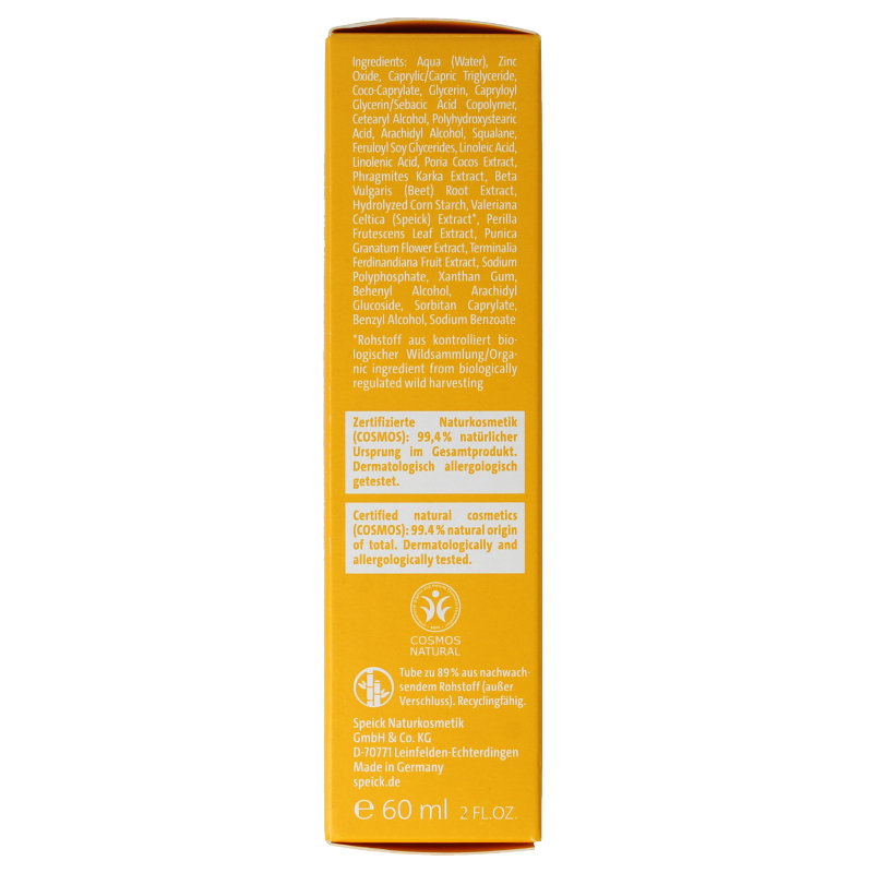 Speick Sun zonnecreme factor 50 bio 60 Milliliter