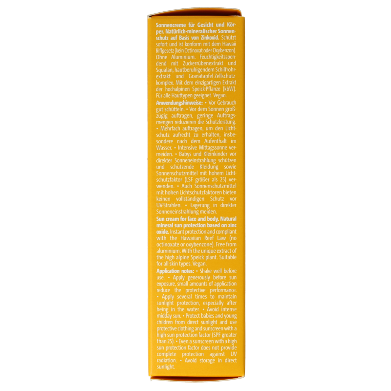 Speick Sun zonnecreme factor 50 bio 60 Milliliter
