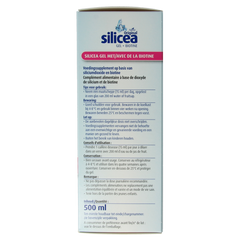 Hubner Silicea silicium gel + biotine 500.00 Milliliter