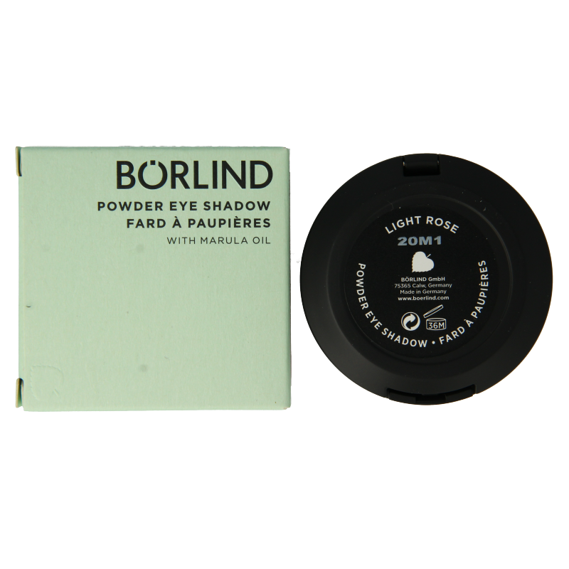 Borlind Eyeshadow powder light rose 1 Stuks