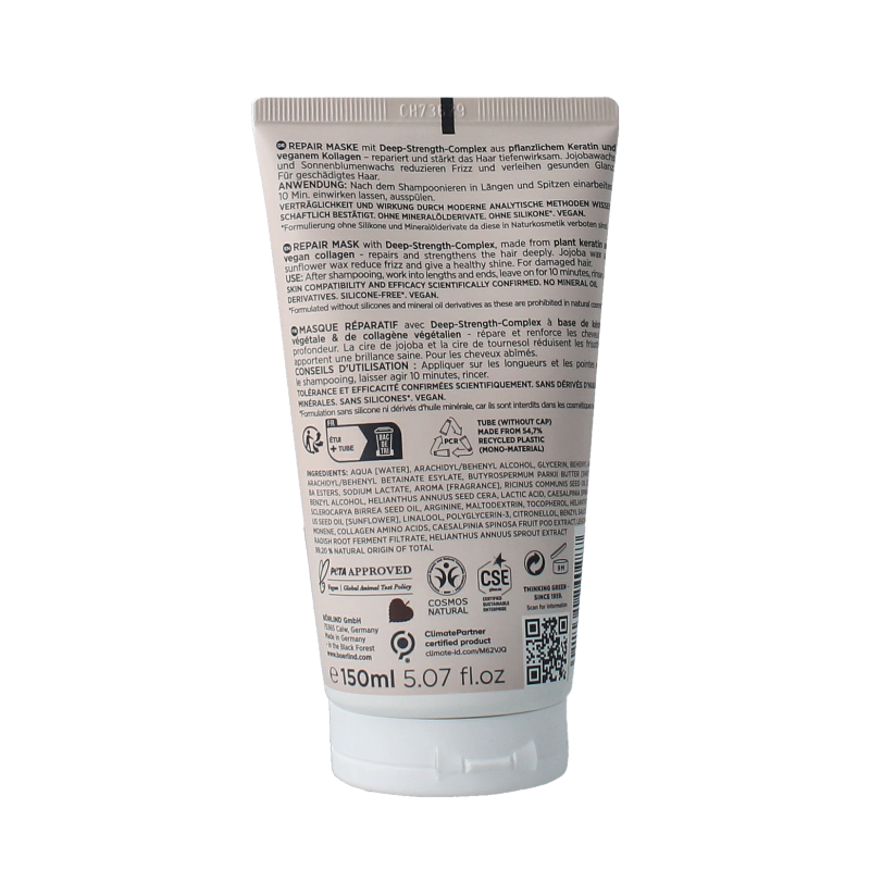 Annemarie Borlind Hair care mask repair 150 Milliliter