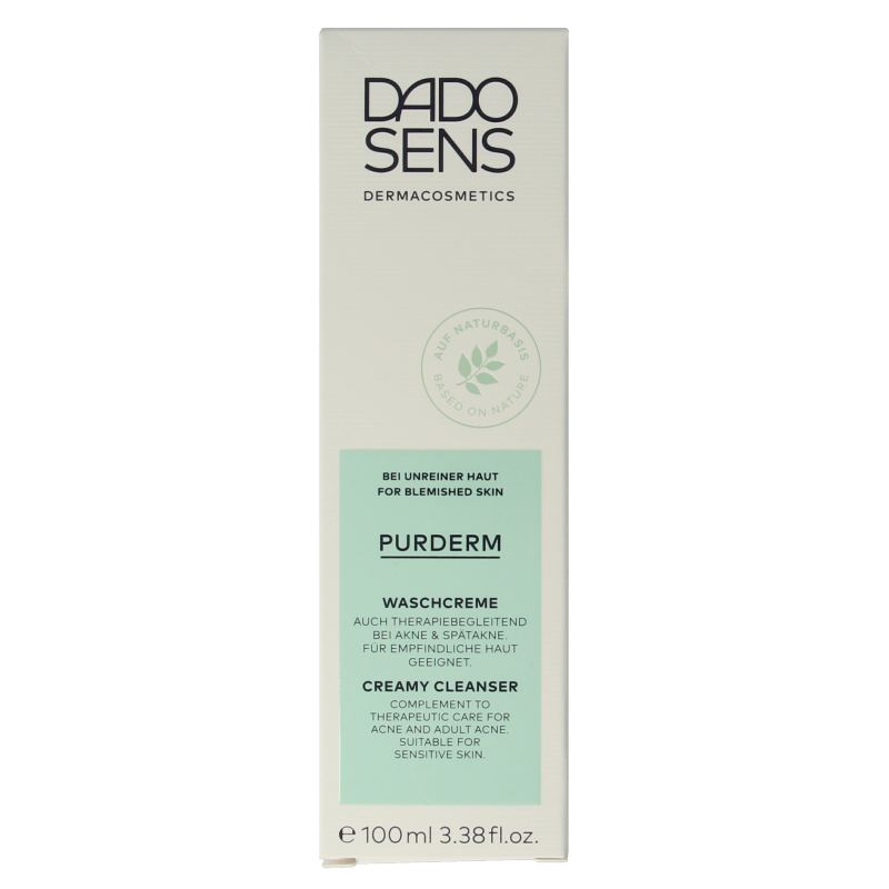 Dado Sens Purderm creamy cleanser bio 100 Milliliter