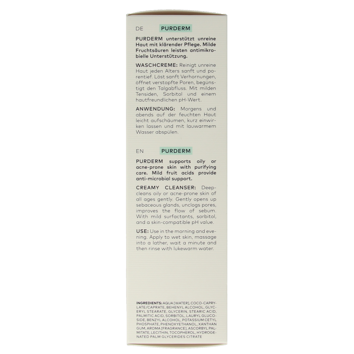Dado Sens Purderm creamy cleanser bio 100.00 Milliliter