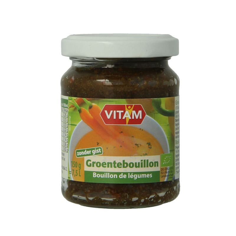 Vitam Groentebouillon zonder gist bio 150 Gram