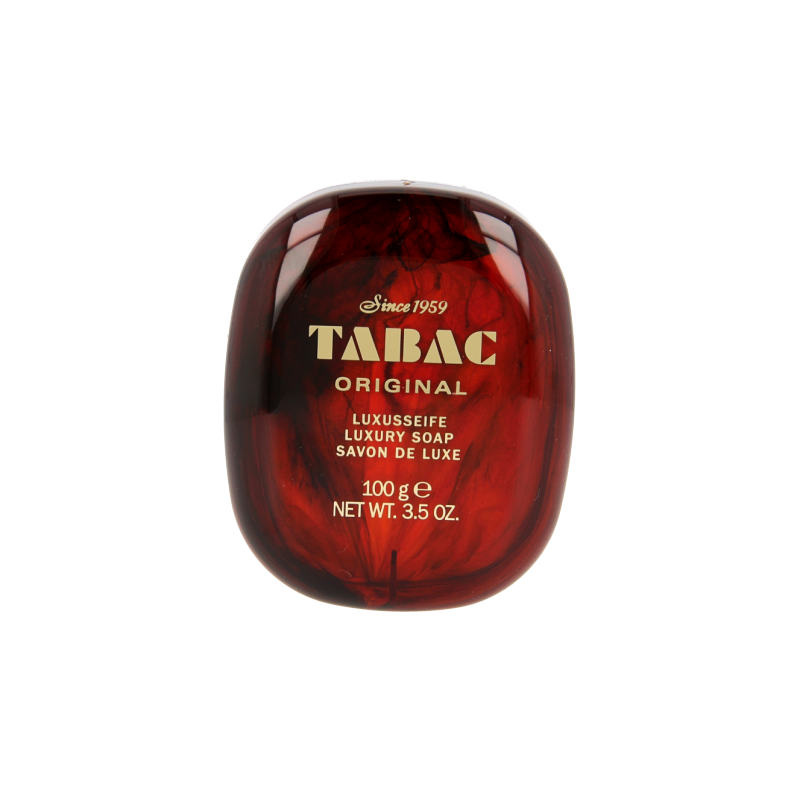 Tabac Original badzeep in plastic doosje 100 Gram