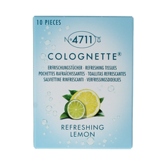 4711 Colognettes tissues lemon 10.00 Stuks