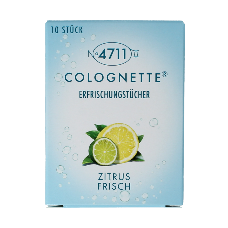 4711 Colognettes tissues lemon 10 Stuks