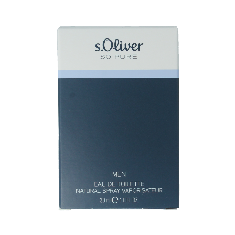 S Oliver So pure men eau de toilette 30 Milliliter