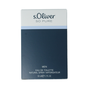 S Oliver So pure men eau de toilette 50.00 Milliliter