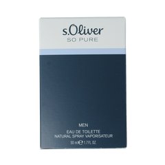 S Oliver So pure men eau de toilette 50 Milliliter
