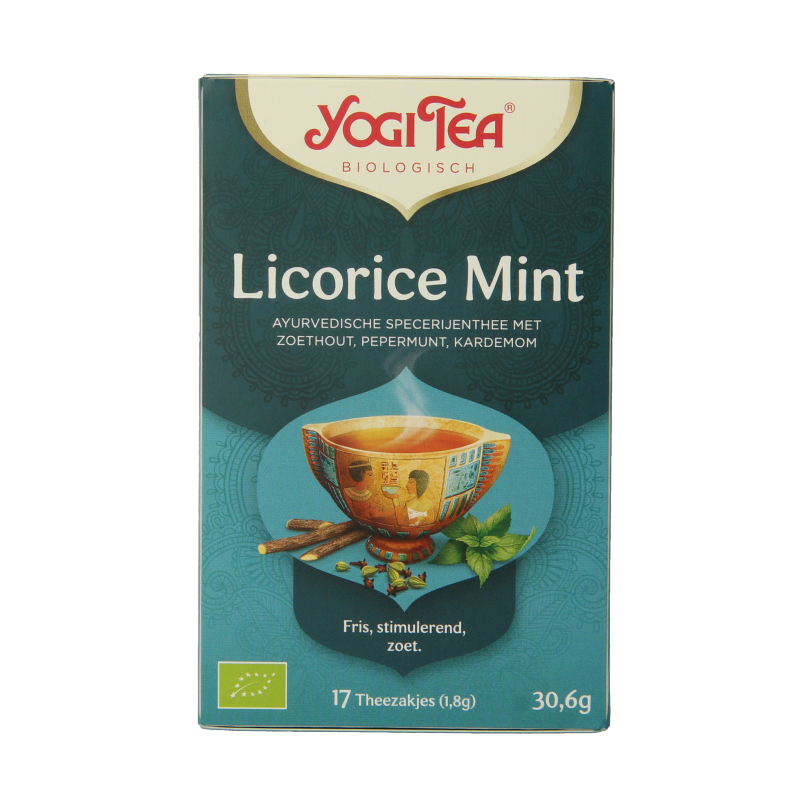 Yogi Tea Licorice mint bio 17 Zakjes