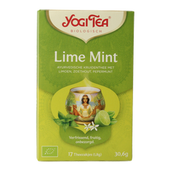 Yogi Tea Lime mint bio 17.00 Zakjes