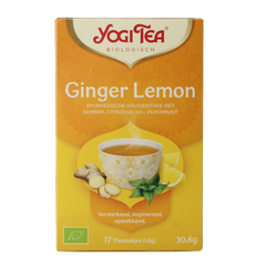 Yogi Tea Ginger lemon munt bio 17.00 Zakjes