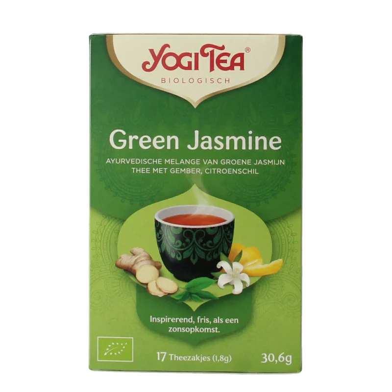 Yogi Tea Green jasmine bio 17 Zakjes