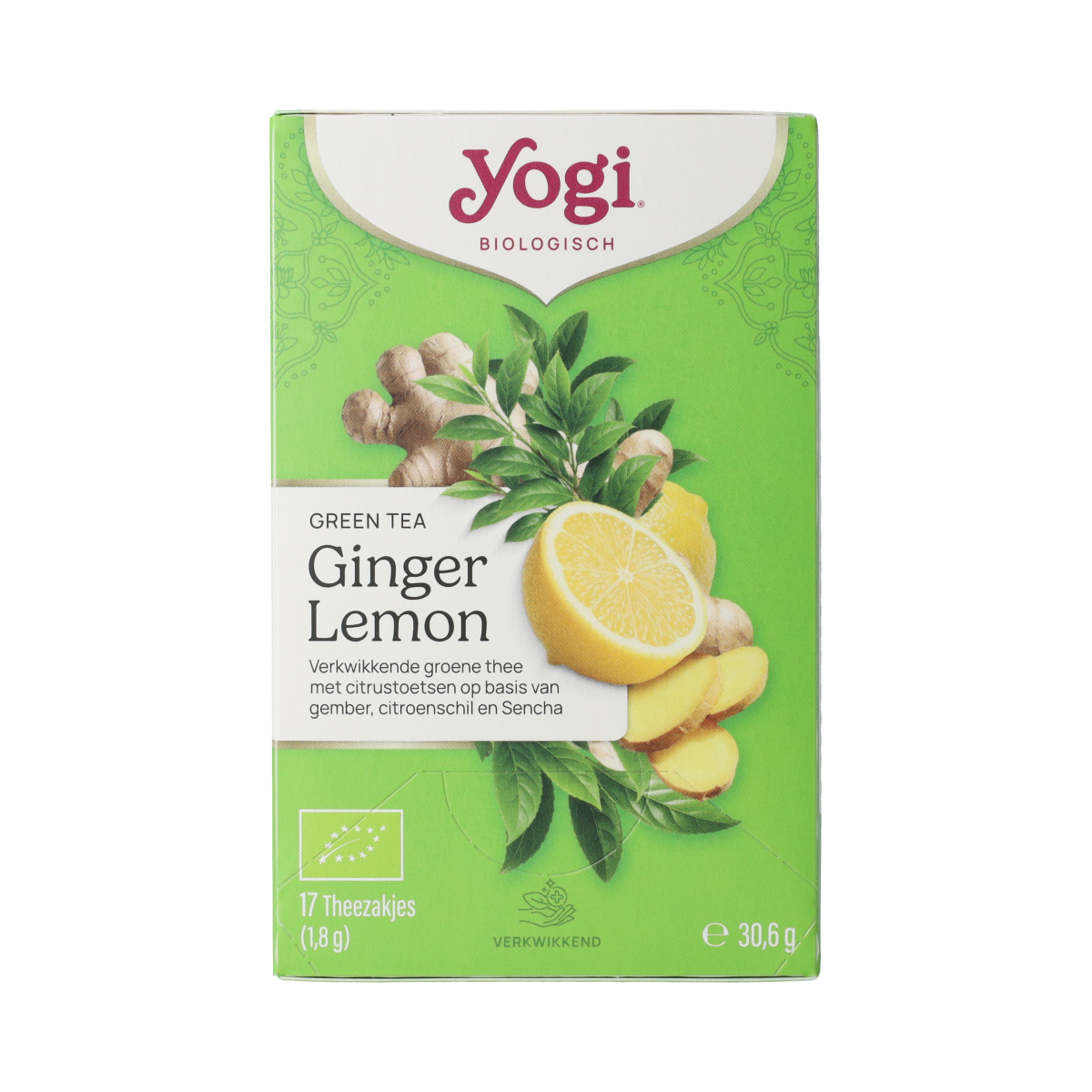 Yogi Tea Green tea ginger lemon bio 17.00 Zakjes