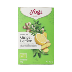 Yogi Tea Green tea ginger lemon bio 17.00 Zakjes