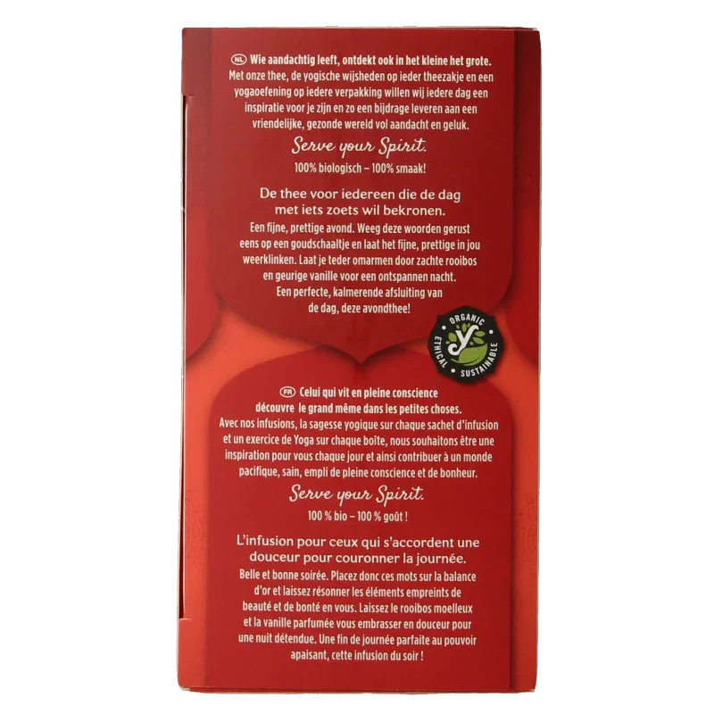 Yogi Tea Bedtime rooibos vanille bio 17 Zakjes