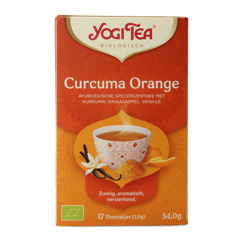 Yogi Tea Curcuma orange bio 17 Zakjes