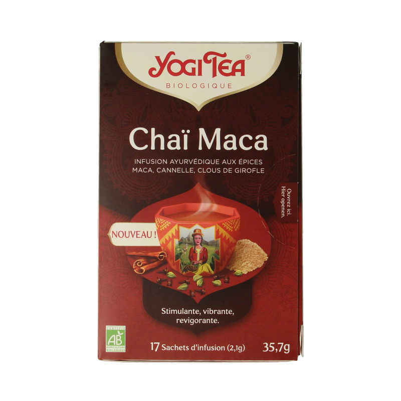 Yogi Tea Maca chai bio 17 Zakjes