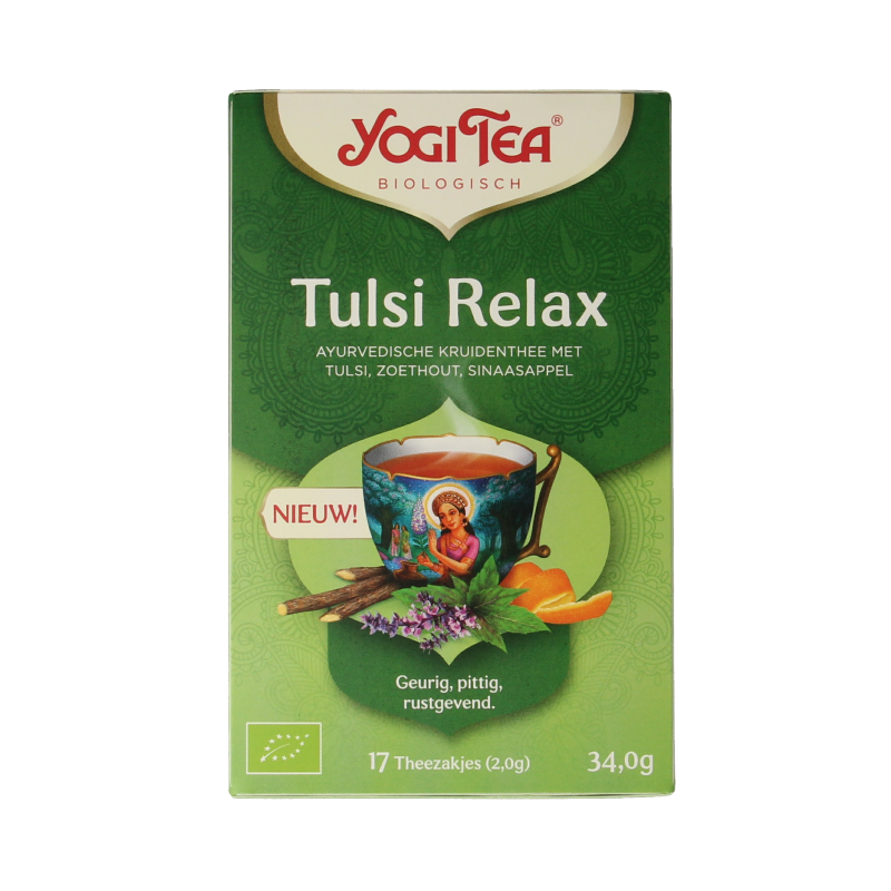 Yogi Tea Tulsi relax thee bio 17 Zakjes