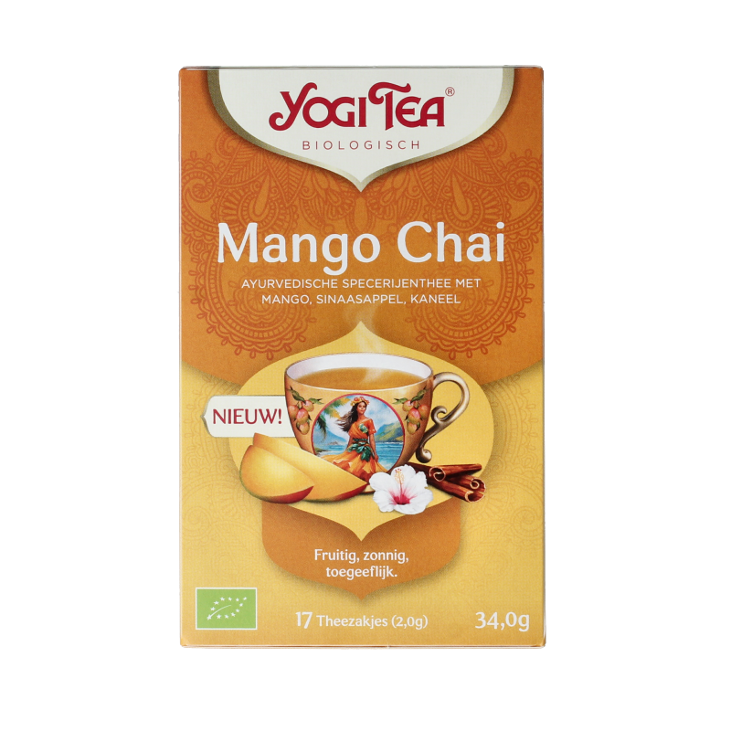 Yogi Tea Mango chai bio 17 Zakjes